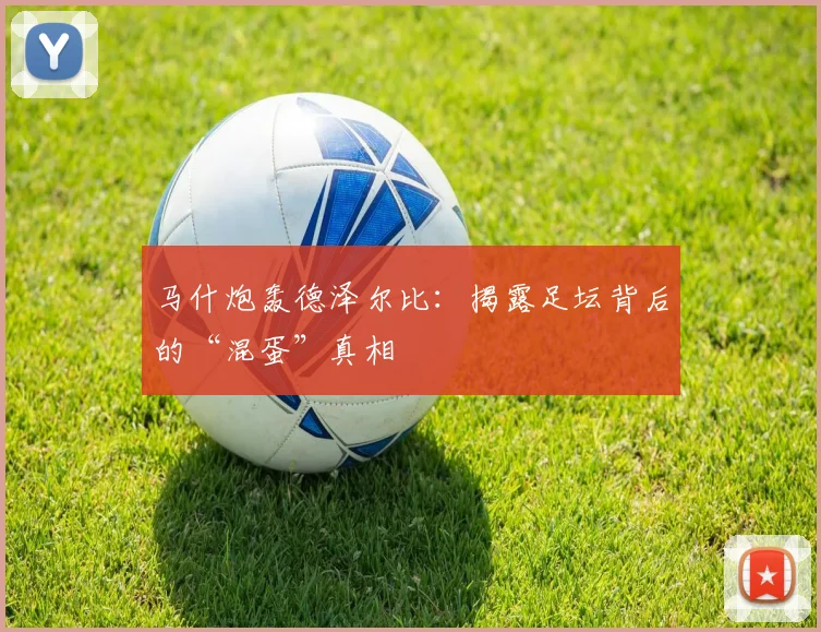 马什炮轰德泽尔比:揭露足坛背后的“混蛋”真相